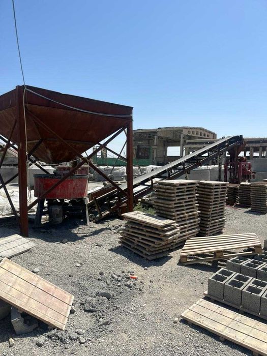 Шлакоблок станок миксер паддон