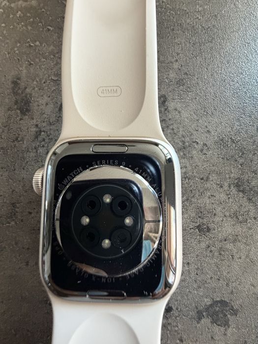 Apple Watch Series 9 GPS 41 mm Silver – Battery Health 92%