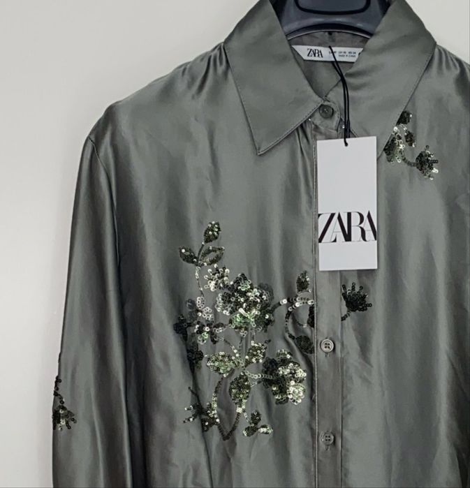 Cămașă Zara satin,