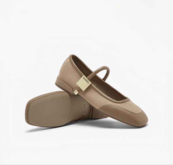 Обувь кожаная балетки туфли