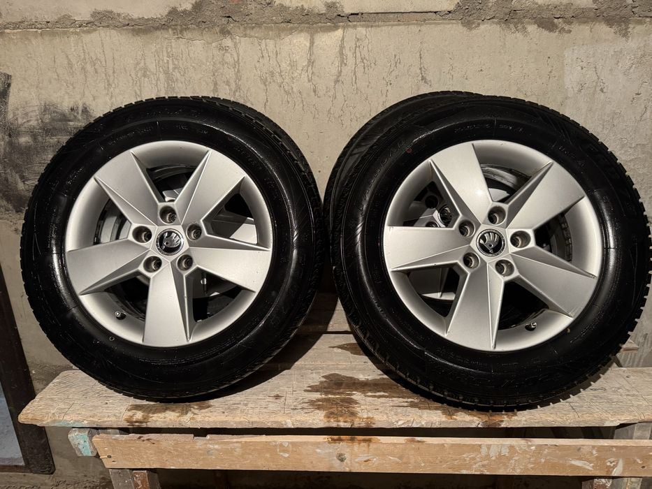 Диски 16 оригинал, 5/112 с резиной