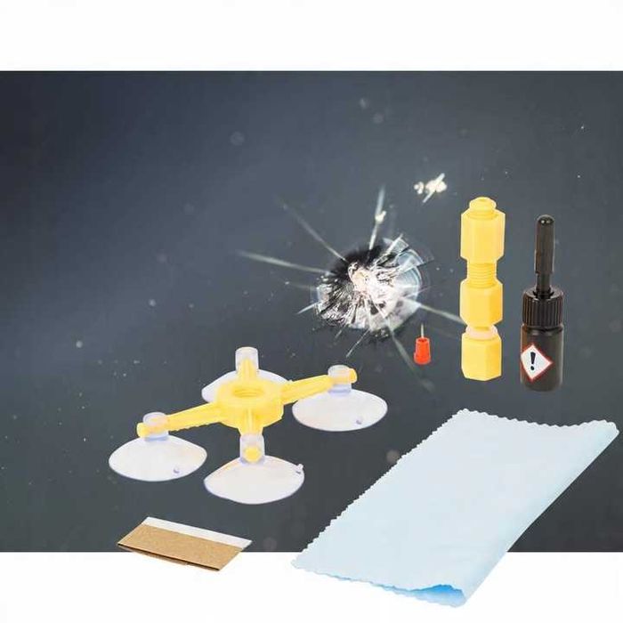 Комплект за ремонт на спукзно стъкло и прозорци на автомобили