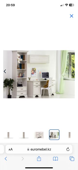 Стол писменный с двумя шкафами