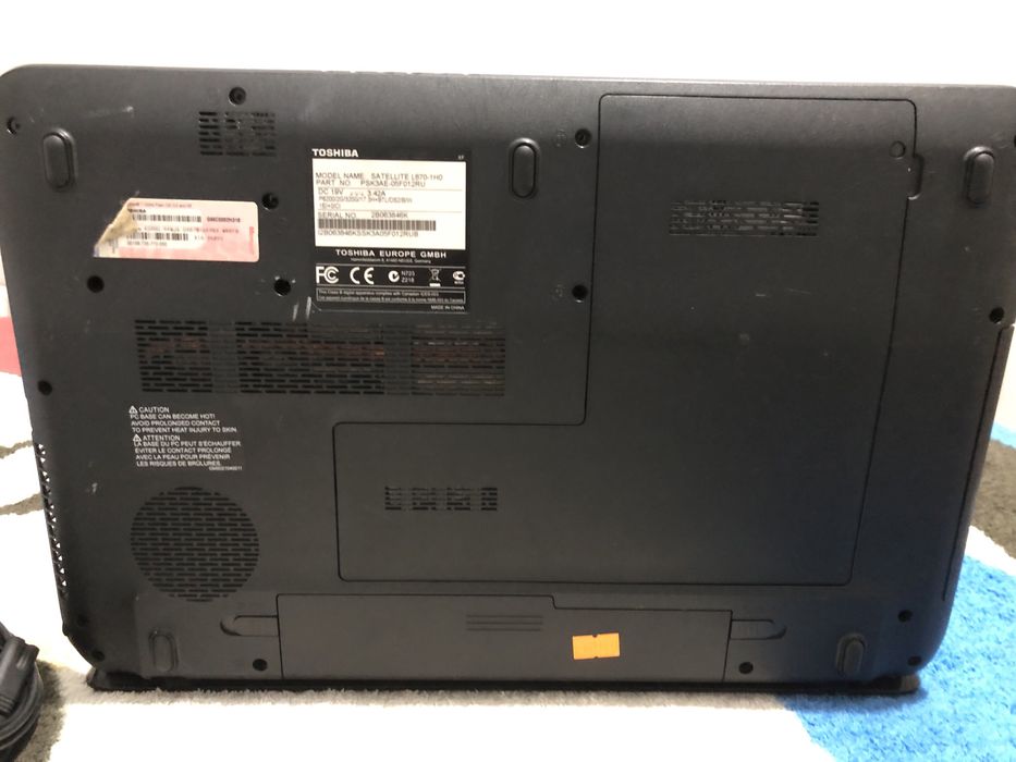 продам ноутбук TOSHIBA