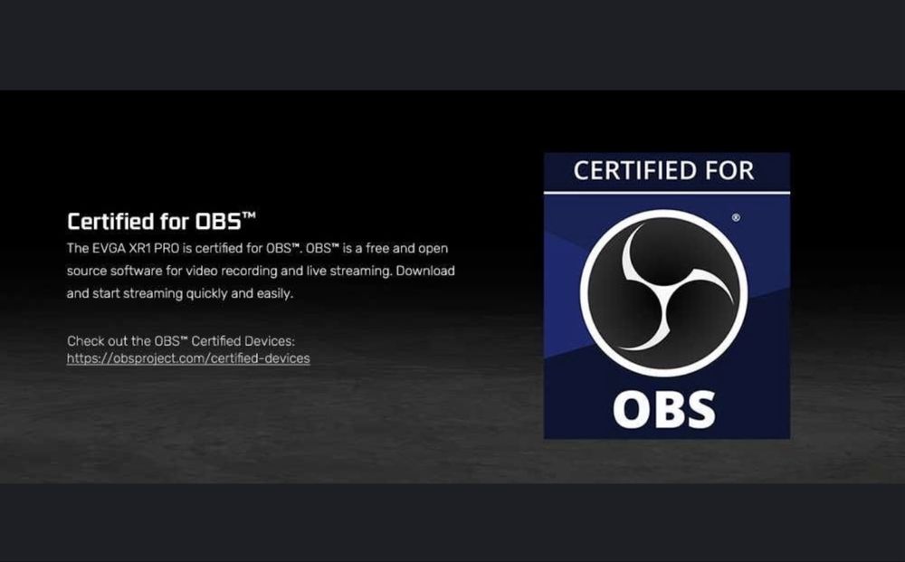 EVGA XR1 Pro Capture Card