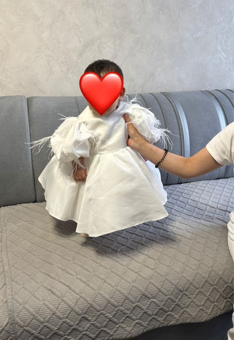 Платье с ботиночками для девочки