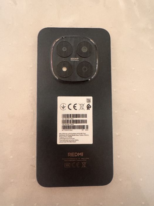 Redmi Not 15 pro 5g Qora rang