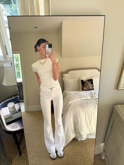 женские джинсы клеш ZARA flared jeans