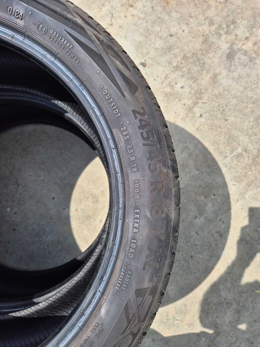 DOT 2024 - 2 anvelope vara 245 45 r18  100y xl continental