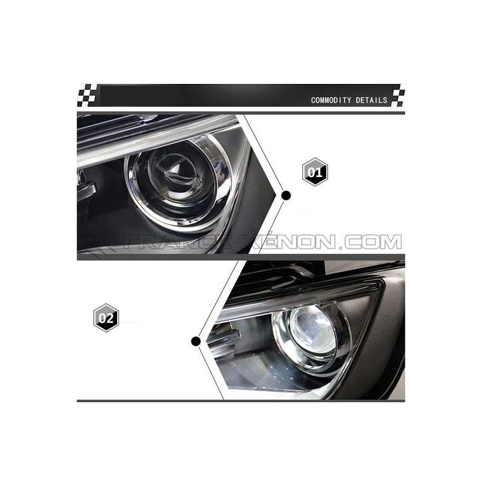 Фарове Ауди А3 8В Ксенон A3 8V 12-16г. ЛЕД Нови Xenon LED Audi