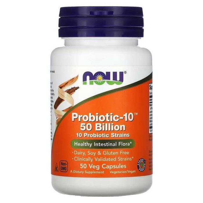 NOW Foods Probiotic-10 Probiotic - 10 пробиотик-10 Probiotik - 10