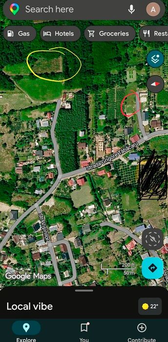 Teren intravilan 950 mp in centrul Hemeiusi