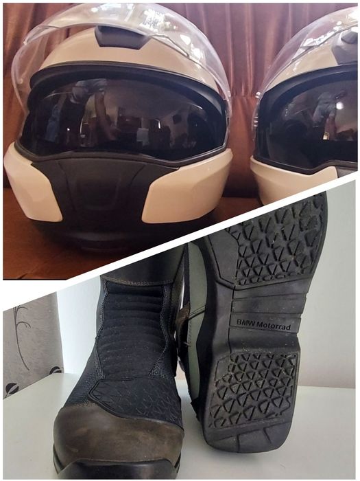 Cizme moto bmw,  casca bmw evo 5 , evo 6