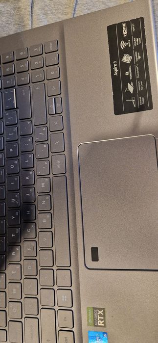 Acer Aspire 5 (с NVIDIA GeForce RTX) - за части / след удар