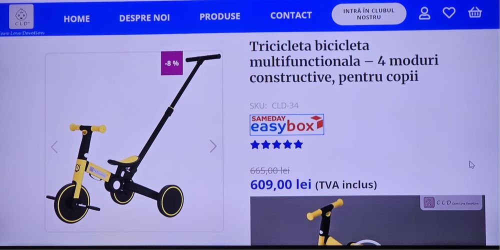 Tricicleta multifunctionala