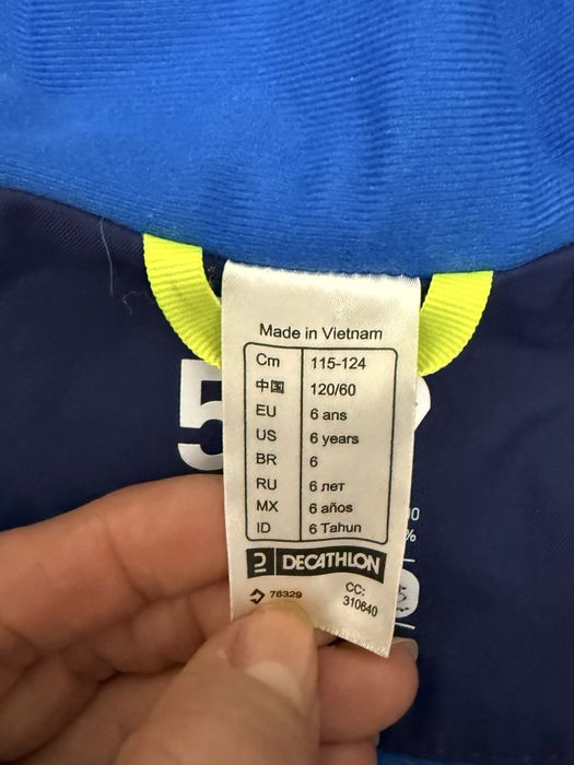Geaca de schi - iarna Wed'ze (de la Decathlon)6 ani  115-124 cm