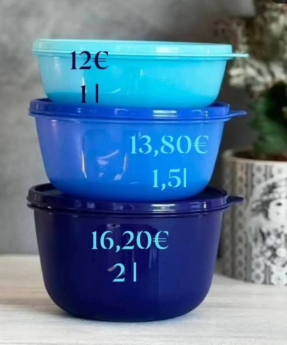 TUPPERWARE еко съдове за съхранение на храна.