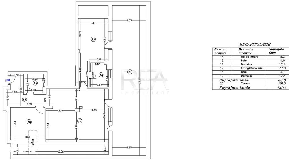 Penthouse 151,80 mp Ultracentral Matei Voievod