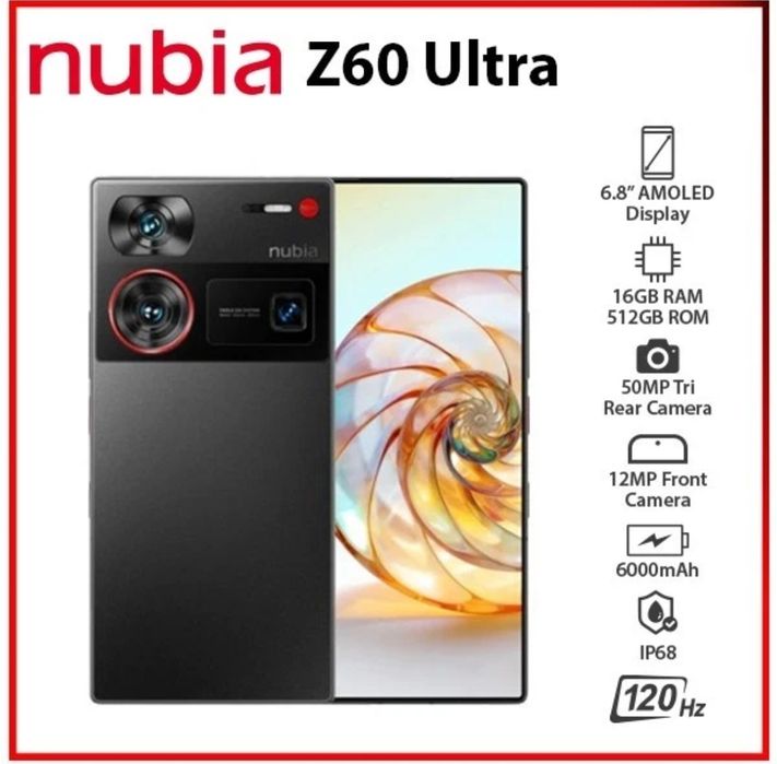 Nubia Z60 Ultra 512/16 GB  impecabil