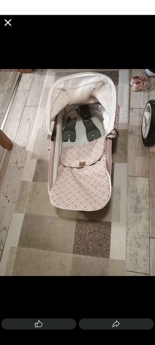 Бебешка количка 3 в 1 Adamex