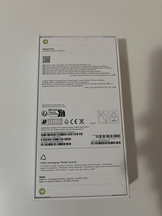 Iphone 17pro 256GB