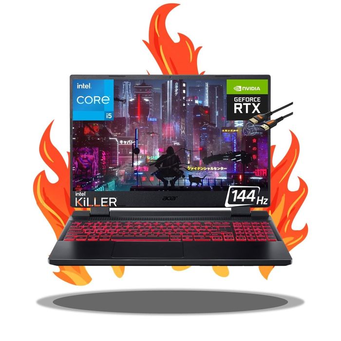 NITRO Core i5 12450H RTX4050 топовый ноутбук игровой Acer