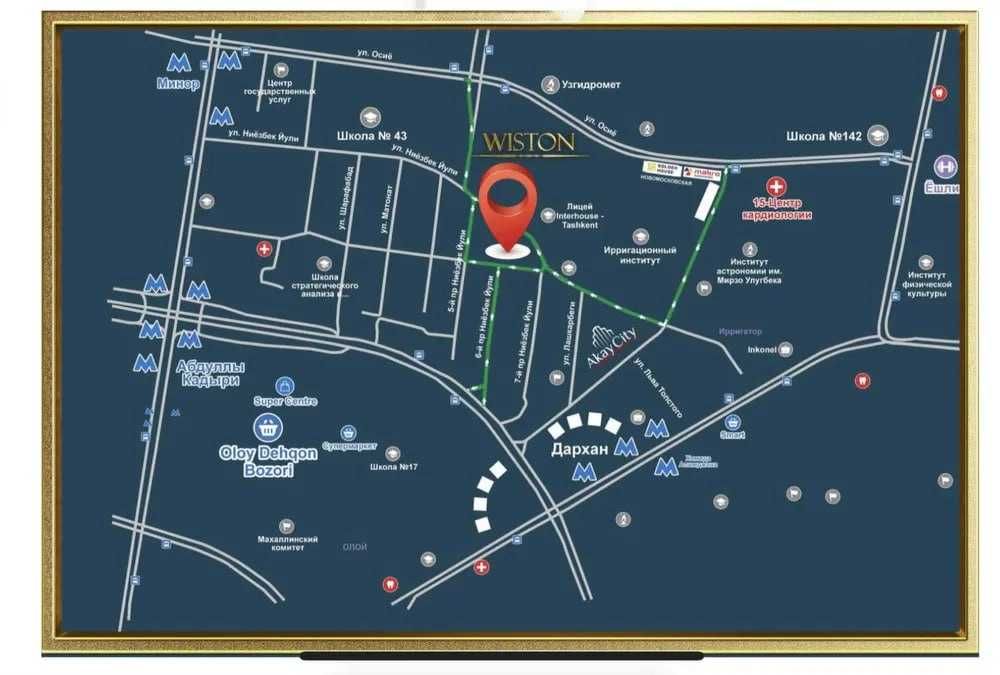 Квартира-коробка под ремонт, 86,7 м², ЖК WISTON `