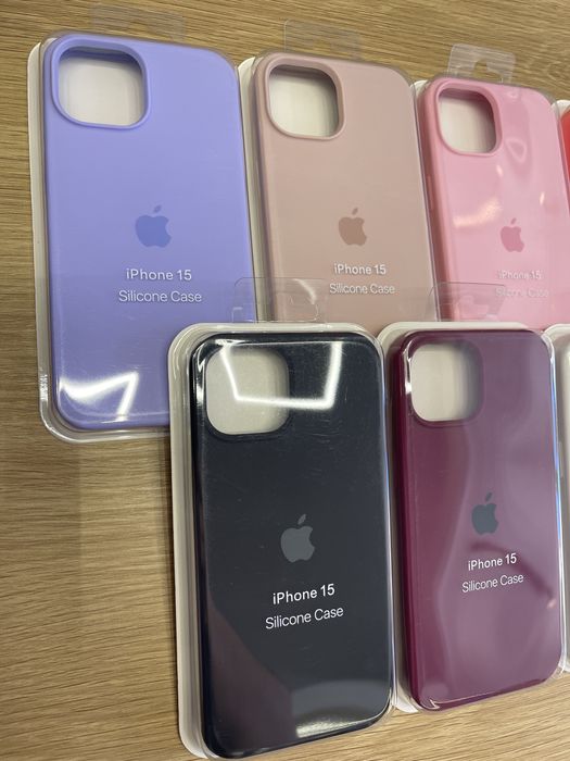 Силиконов кейс iPhone 15 15 Pro 15 Pro Max
