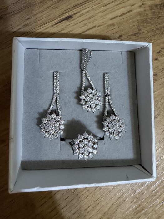 Комплект серебро женское