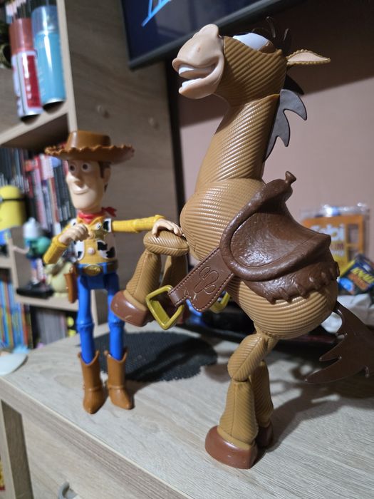 Woddy si Bullseye. Figurine Toy Story.