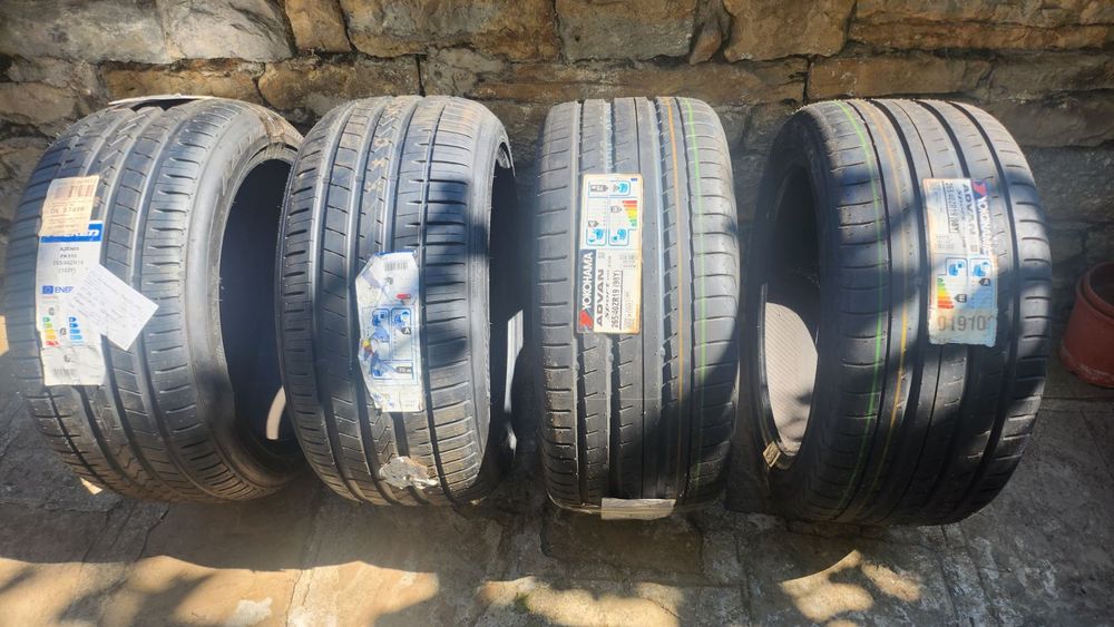 Нови гуми четири броя - два Yokohama и два броя Falken  .  265/40/19 .Цена : 90 евро за брой