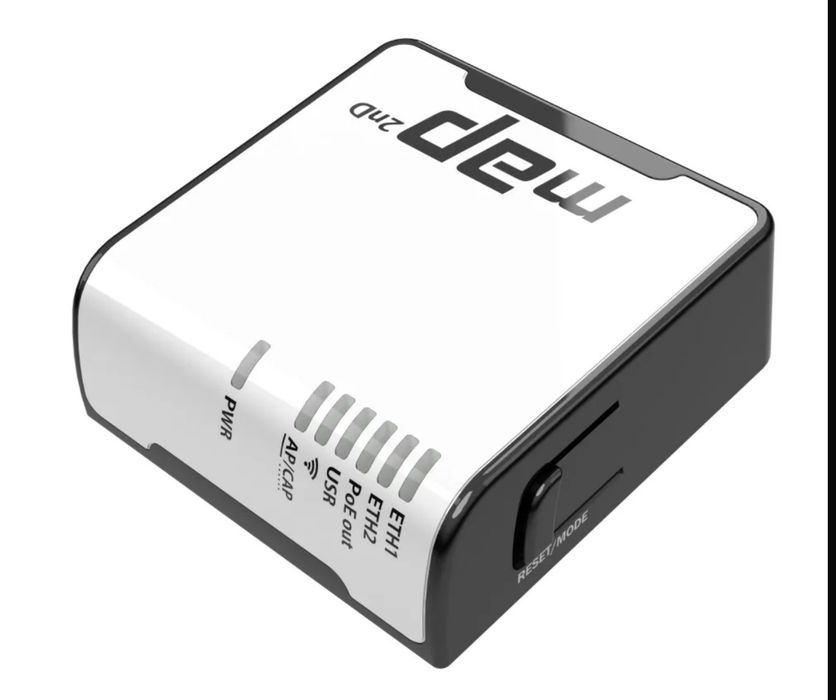 Mikrotik роутер mAP-2n с WiFi в карманном формате.