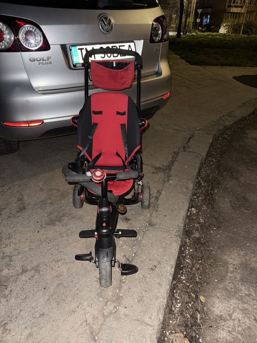 Tricicleta bicicleta pentru copii SmartTrike Rosu 6 in 1 ultrapliabila