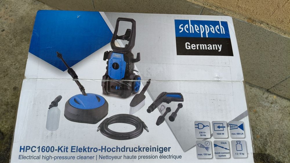 Aparat de spălat cu presiune Scheppach Germany nou