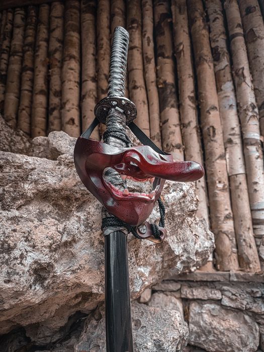 Demon Slayer Самурайска маска Oni Samurai mask Tengu