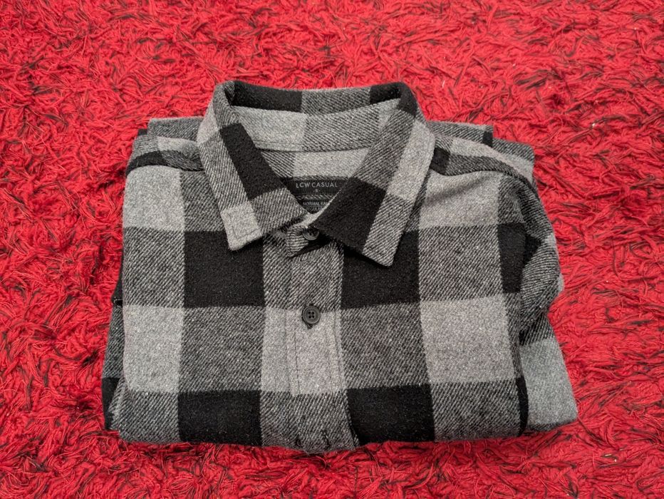 Cămașă flanel gri S