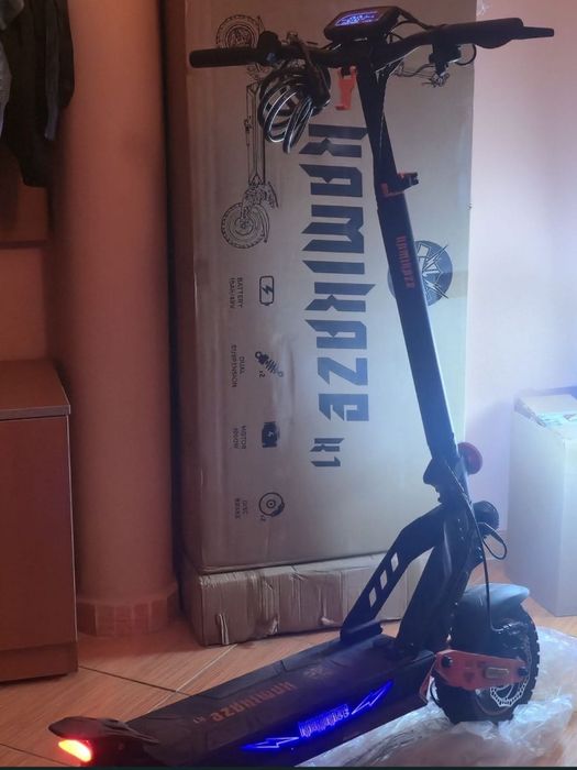 Trotinetă electrică Kamikaze K1 - 298 km, stare excelentă, 45km/h