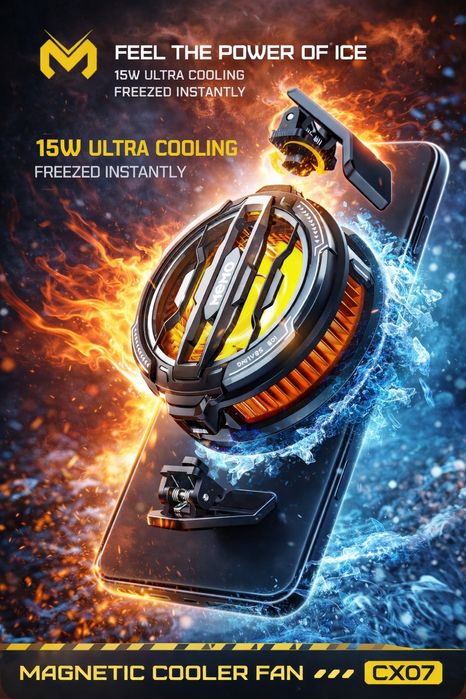 Magnitli sovutgich vintelyator. Game Cooller Memo - CX07