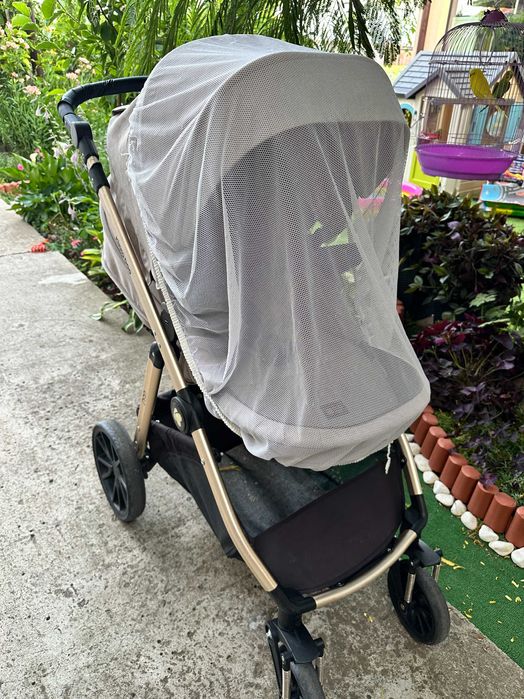 Бебешка количка KikкaBoo UGO 3 В 1 с Кош за новородено