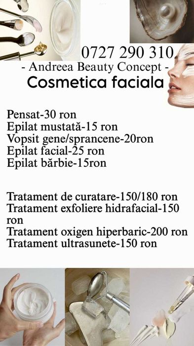 Servicii cosmetică si masaj
