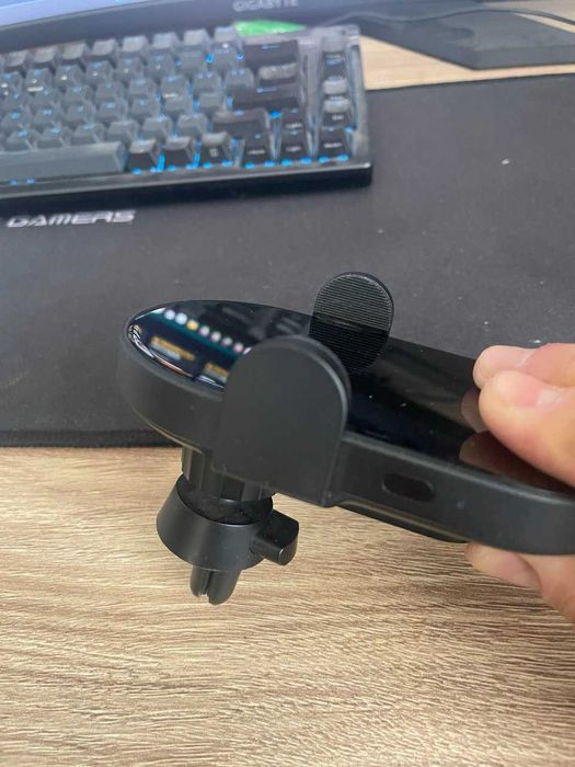 Беспроводная зарядка Xiaomi Wireless Car Charger 20W черный