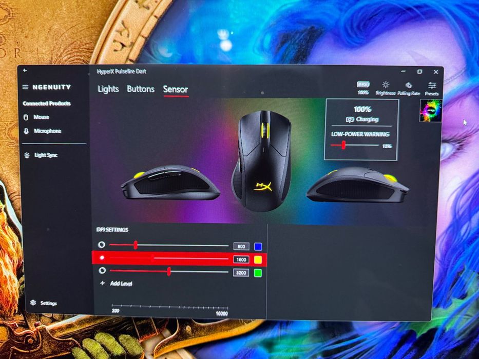HyperX Pulsefire Dart Wireless – stare foarte bună
