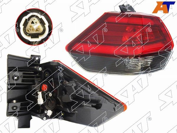 Фонарь задний Nissan X-trail