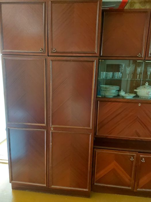 Стенка красное дерево(Польша)