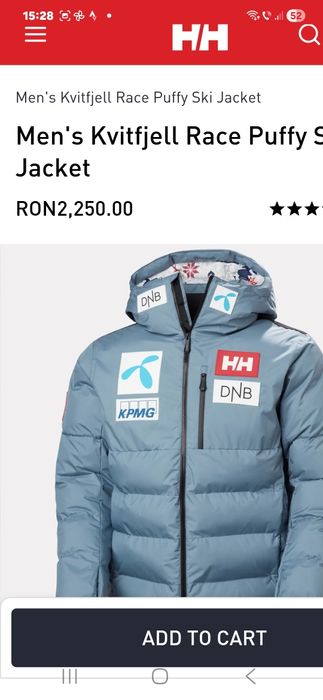 HellyHansen geaca ski noua XL