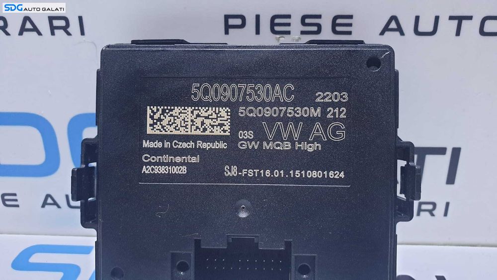 Modul Can Gateway Control Central Volkswagen Passat B8 2015 - 2020 Cod 5Q0907530AC 5Q0907530M A2C93831002B [LS1342]