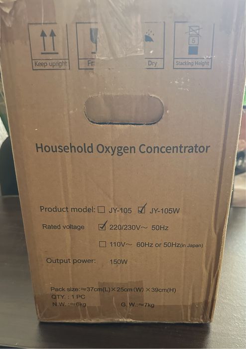 Aparat de oxigen, 7L, 1L/min.