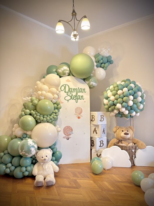 Aranjament arcada baloane / Photocorner Botez / Nunta / Majorat / Corp