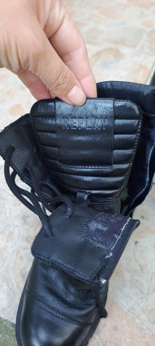 Ghete piele Replay măr 39