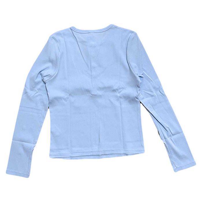 Лонгслив Uniqlo в рубчик